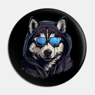 Cool Husky Pin