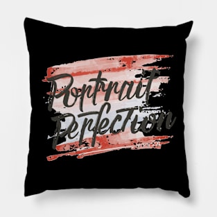 portrait perfection Pillow