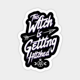 Goth Witch Bachelorette Magnet