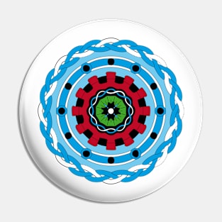 Mandala art Pin