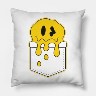 Classic Acid House Smile in Pocket Pillow