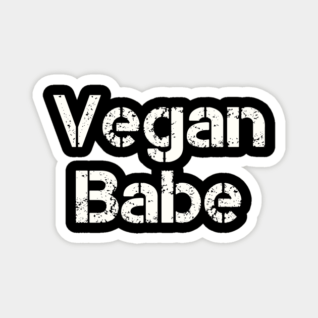 Vegan Babe Magnet by François Belchior