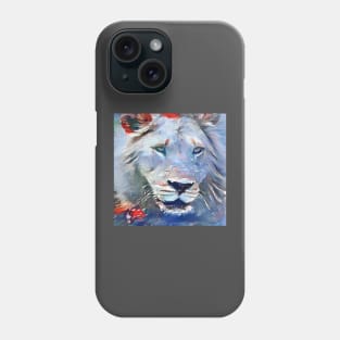 lion painting (leo art, lion king) Phone Case