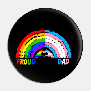 Mens Proud Dad LGBT And Transgender LGBTQ Gay Pin