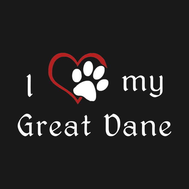 I love my Great Dane by swiftscuba