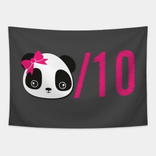 Panda / 10 Pink Tapestry