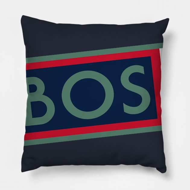 BOS Ticket Pillow by CasualGraphic