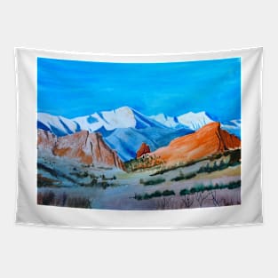 Pikes Peak Colorado Tapestry