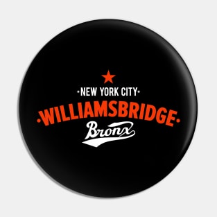 Williamsbridge NYC Visions - Unique Bronx Apparel Pin