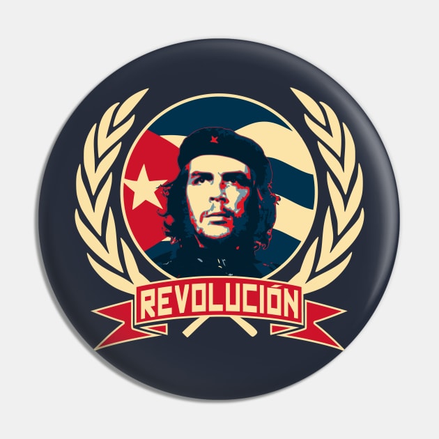 Che Guevara Revolucion Pin by Nerd_art