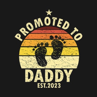 Promoted To Daddy 2023 T-Shirt