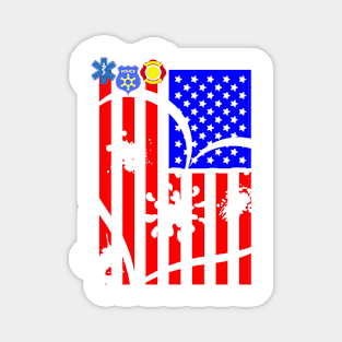 Distressed American Flag Magnet