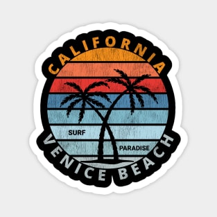 California Surf Paradise Vintage Magnet