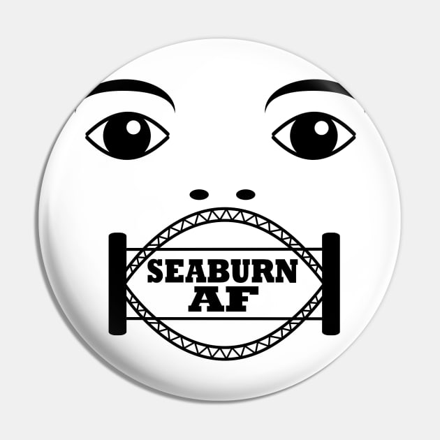 Seaburn AF Pin by TyneDesigns