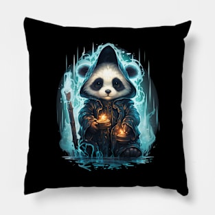 Drenched Panda Pillow