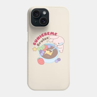 Cute Bunny Craving Giant Bunicream Brulee Phone Case