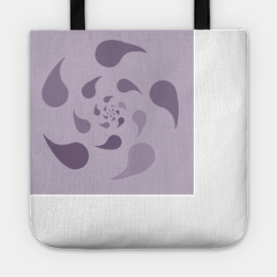 Purple Drop Swirl Tote