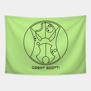 Great Scott! - Circular Gallifreyan 2 Tapestry