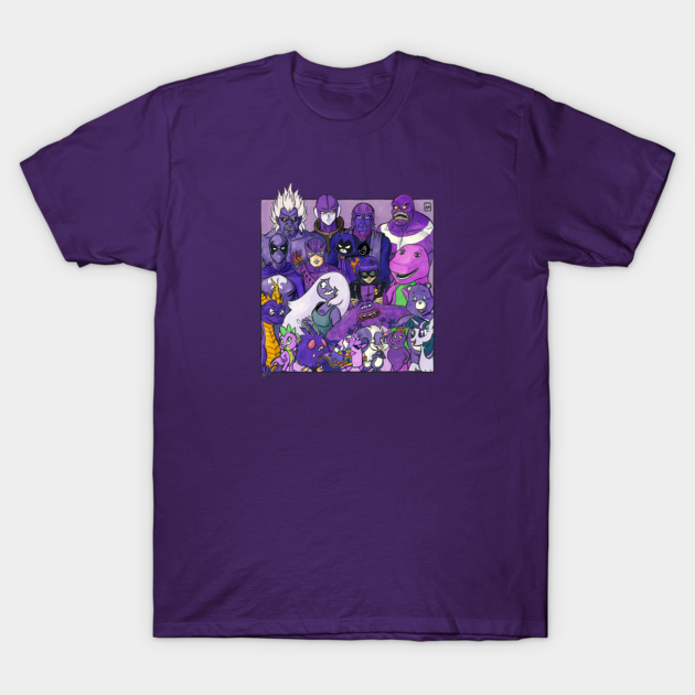 Purple Team 2 - Cartoon - T-Shirt