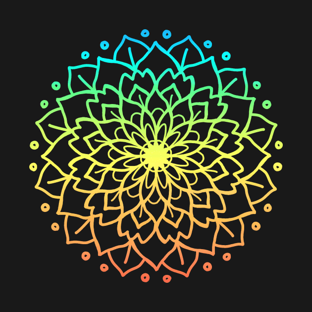 RAINBOW MANDALA by SianPosy