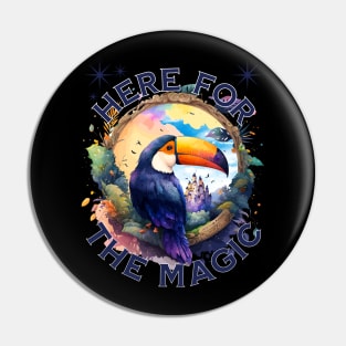 Here for the magic castle tucan Florida Orlando theme parks Pin