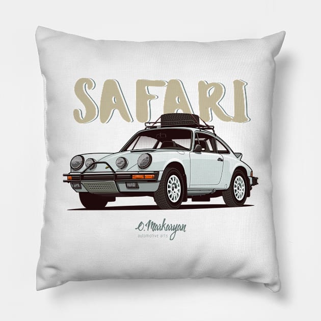 911 Safari Pillow by Markaryan