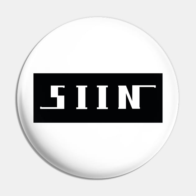 SIIN BLACK Pin by DKdecals