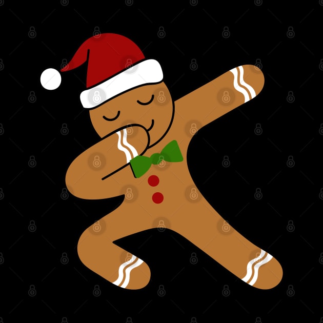 Dabbing Gingerbread Man Christmas Holiday by TLSDesigns