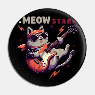 Meow star Pin