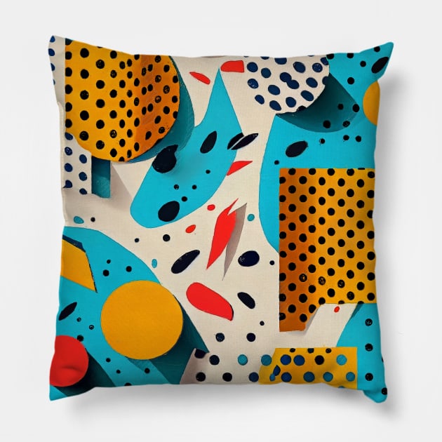 Memphis pattern 4 Pillow by JBJart