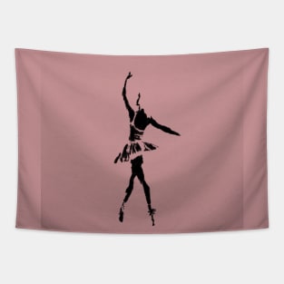 Charcoal Dancer Tapestry