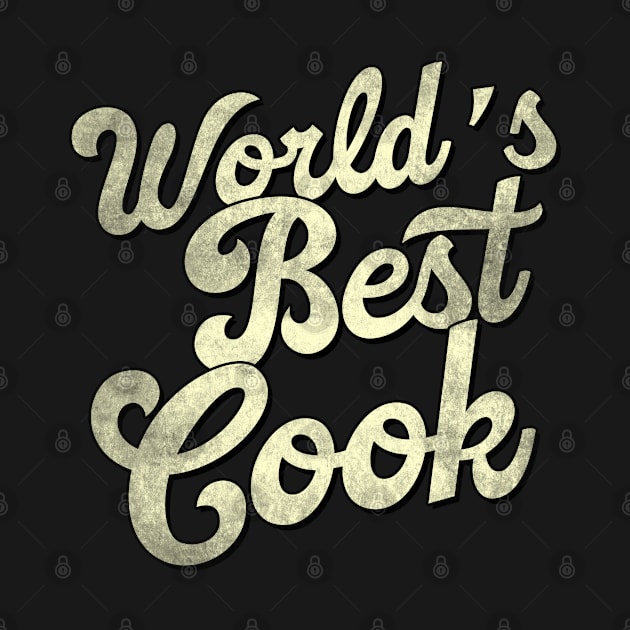 World's best cook. Perfect present for mother dad father friend him or her by SerenityByAlex