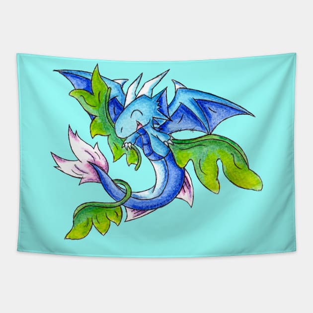 Leafy Sea Dragon Tapestry by KristenOKeefeArt