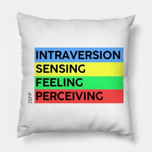 ISFP - MBTI 16 personalities test Pillow