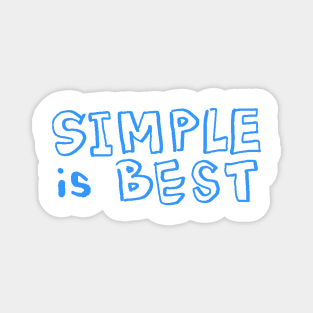 SIMPLE is BEST Magnet