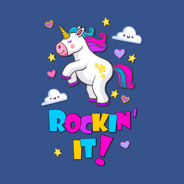 Rocking It Dancing Unicorn by AlondraHanley