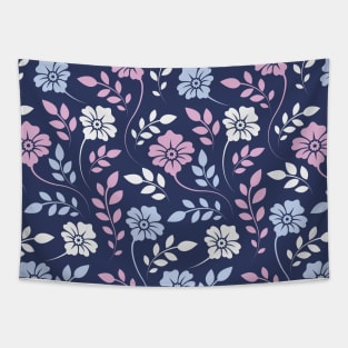 Floral Patterns with Pastel Color Tapestry