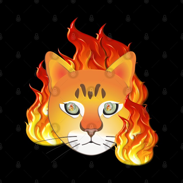 Fire Cat by Retaz0z