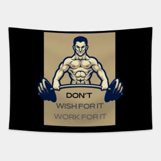 Motivation workout gym fitness buddy building Tapestry