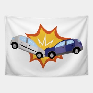 Car Crash T Shirt P Tapestry