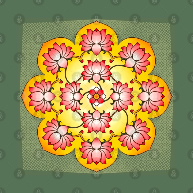 Lotus mandala by Prita_d