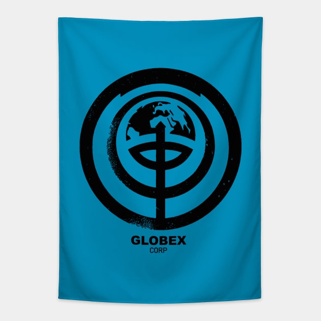 Globex Corp TV Show Tapestry by Nostalgia Avenue