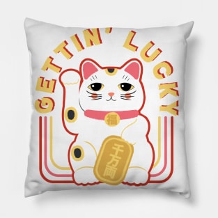 Gettin' Lucky - Lucky Cat Pillow