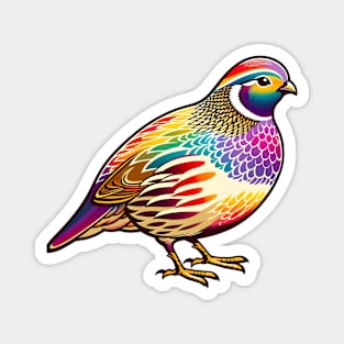 Pride month quail Magnet