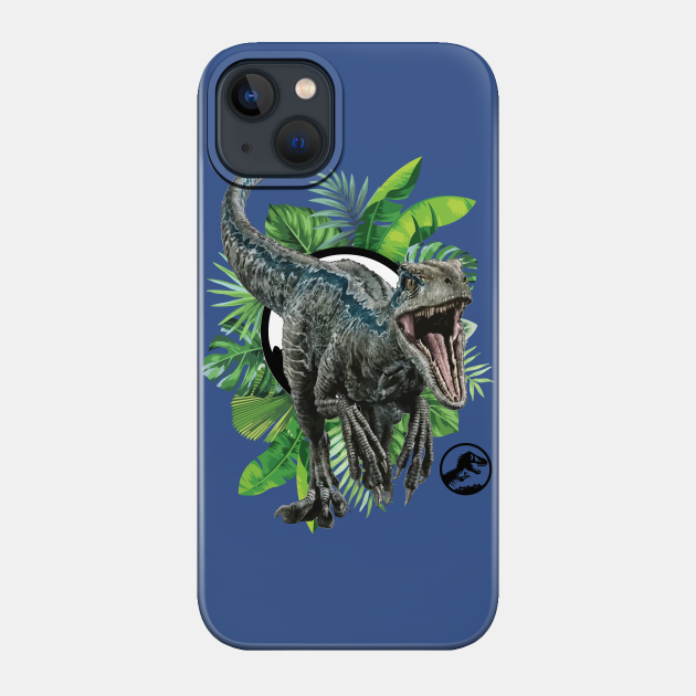 Velociraptor Blue! - Velociraptor Blue - Phone Case