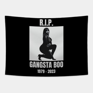 Gangsta Boo Commemorative RIP 2023 Tribute Memphis Rapper Tapestry