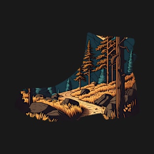 Hiking Trail Boot (Version 6) T-Shirt