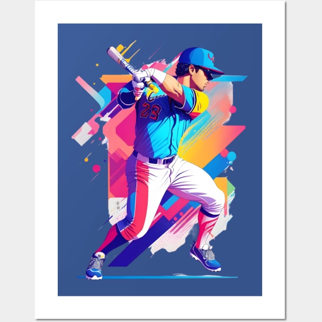 Baseball player Wall Mural