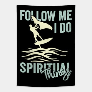 funny wing foil Tapestry