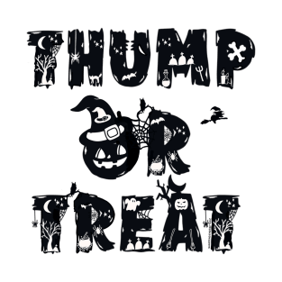 Thump or Treat v2 Black T-Shirt